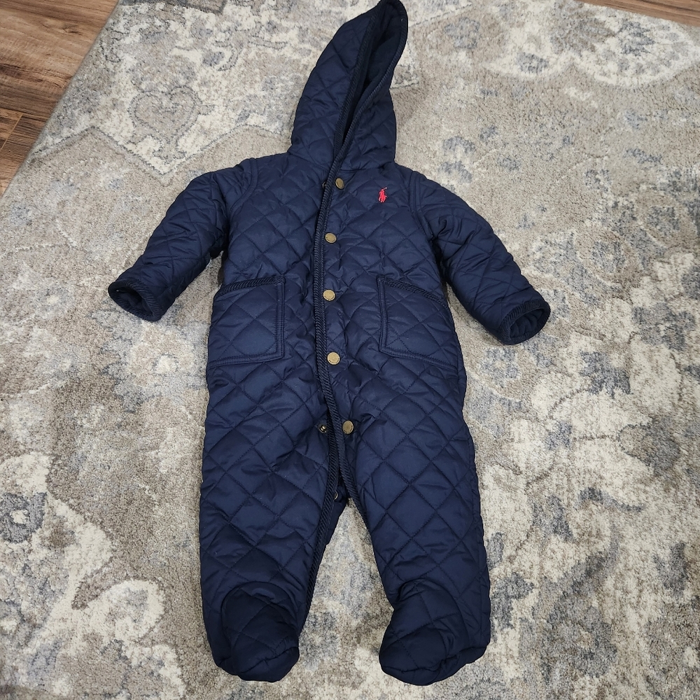 Ralph lauren baby hooded bunting